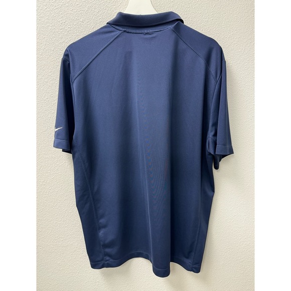 Nike Golf‎ Men's Tour Performance Short Sleeves Pole Size XL Dri Fit Navy - Picture 2 of 5